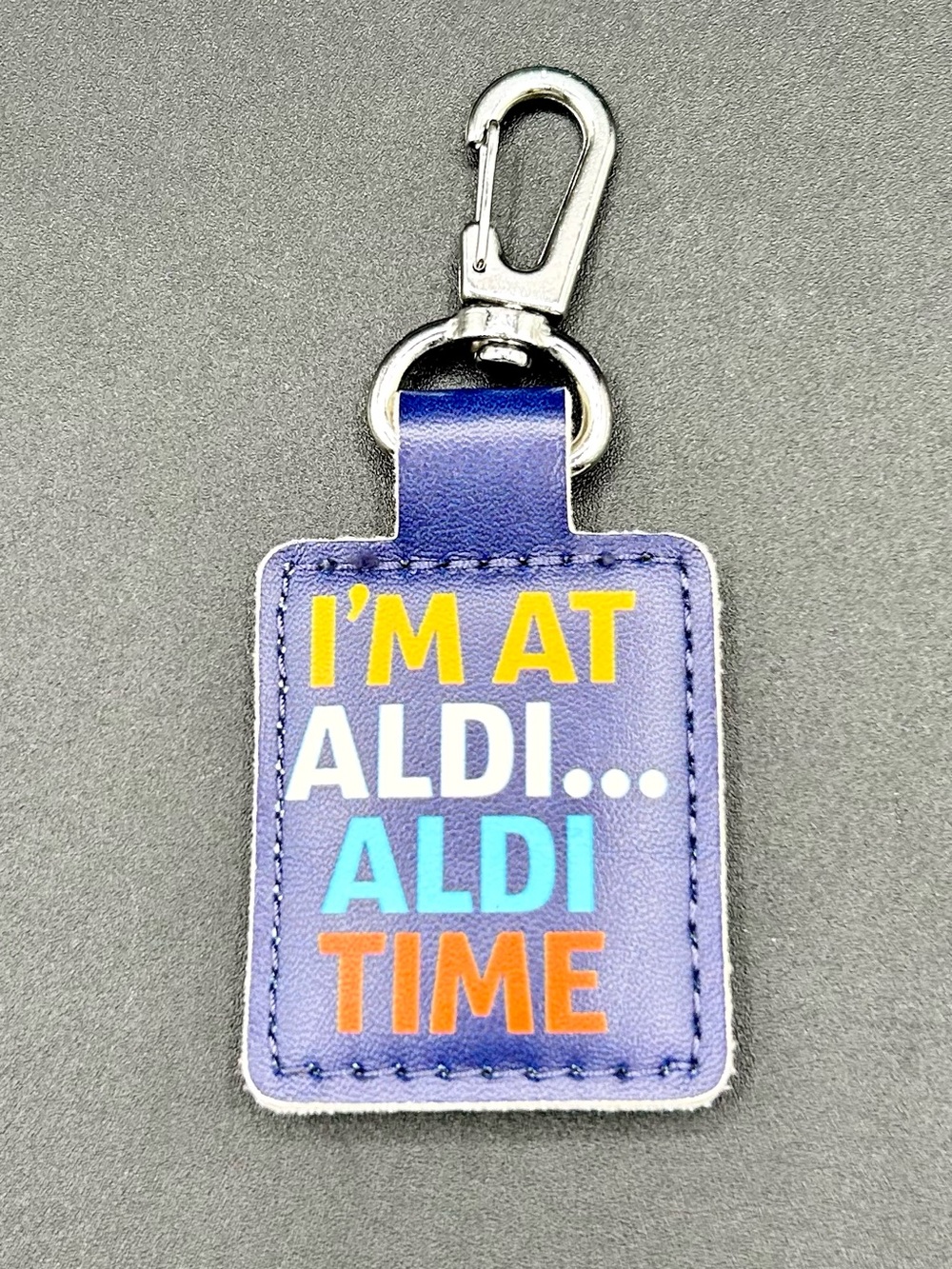 ALDI Quarter Holder Keychain.
